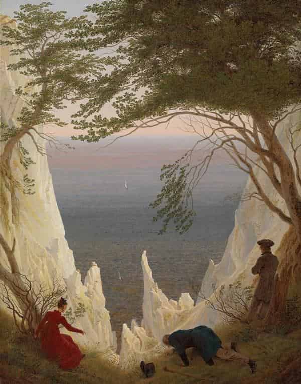 Caspar David Friedrich: Kreidefelsen auf Rügen, 1818, Kunst Museum Winterthur 