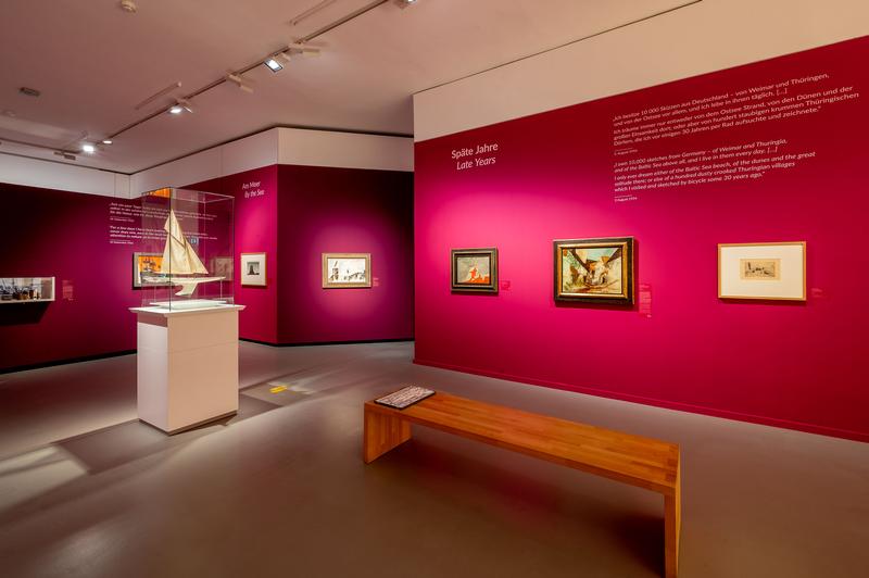 Blick in die Ausstellung, Lyonel Feininger | Meister der Moderne