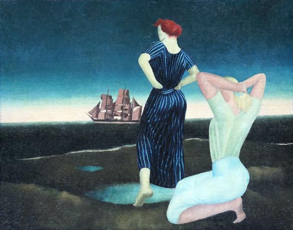 T. Lux Feininger, Le Crépuscule (die Dämmerung)