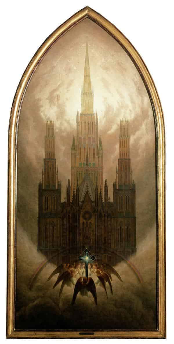 Caspar David Friedrich: Die Kathedrale, um 1818, Museum Georg Schäfer, Schweinfurt 