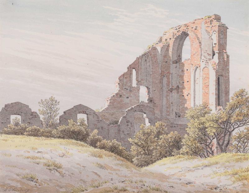 Caspar David Friedrich, Ruine Eldena, Um 1828