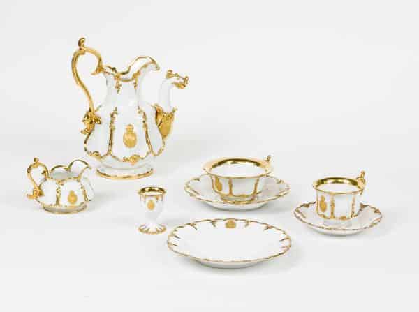 Service „Ferdinand-Form“ von Kaiserin Elisabeth, Klösterle, 1851–1858 