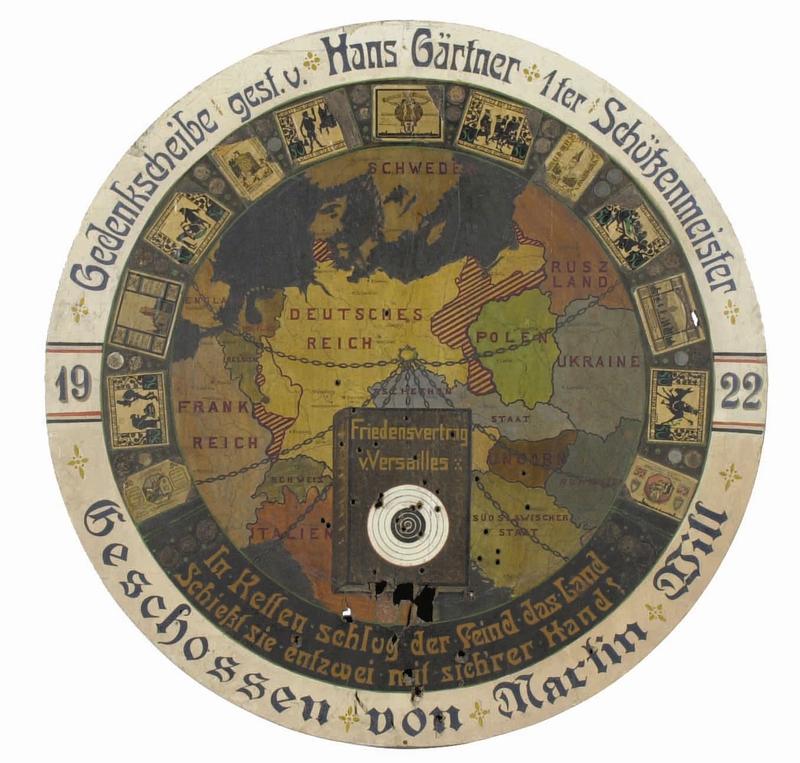 Schützenscheibe – „Friedensvertrag von Versailles“