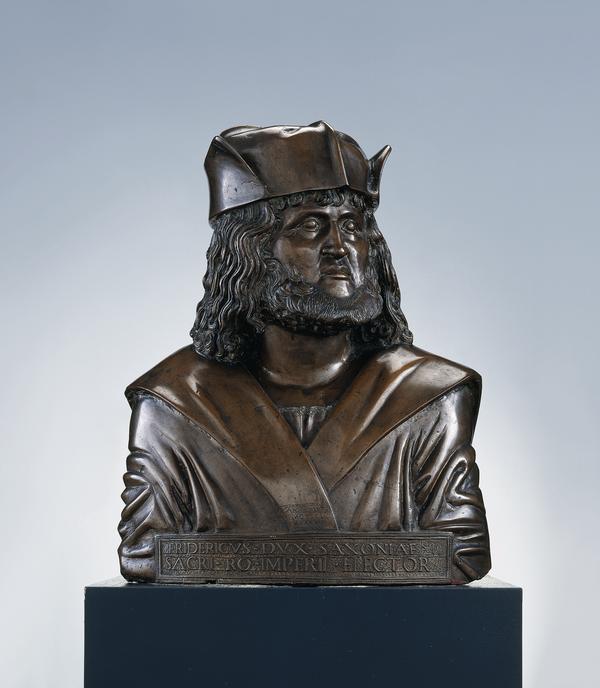 Adriano Fiorentino: Kurfürst Friedrich III. von Sachsen, gen. der Weise, 1498, Skulpturen­sammlung, Staatliche Kunstsammlungen Dresden