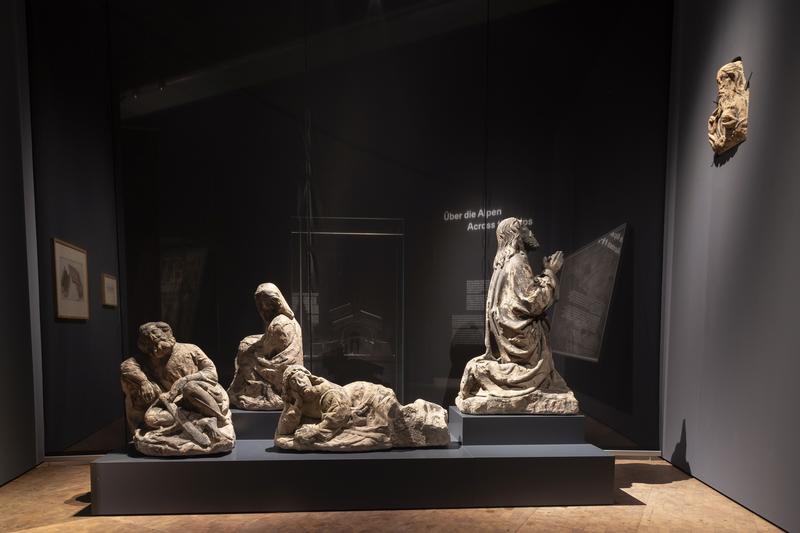 Werkstatt/Umkreis Adam Kraft: Ölberggruppe der Nürnberger Klarakirche, Nürnberg, um 1500/05 Germanisches Nationalmuseum, Nürnberg Dauerleihgabe der Katholischen Kirchenstiftung Unsere Liebe Frau, Nürnberg Kat. Nr. 74