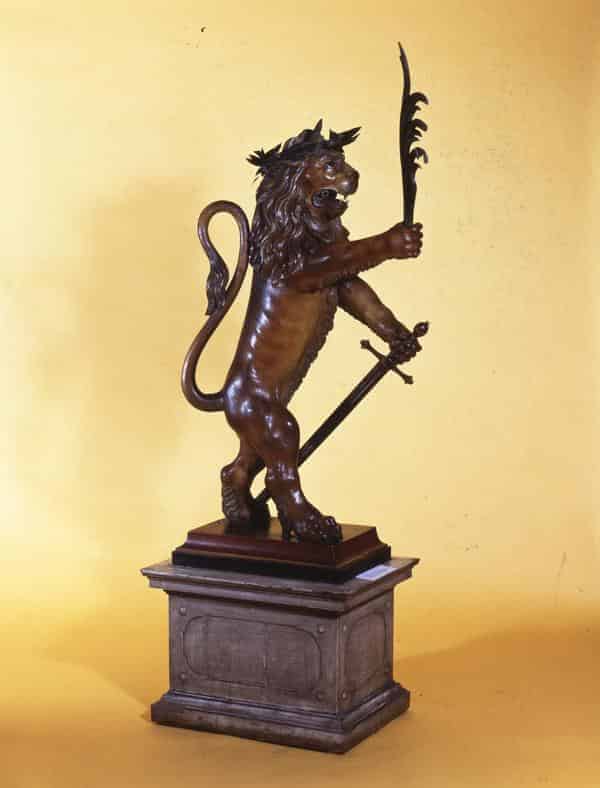 Schwedischer Wappenlöwe, 1649  Museen der Stadt Nürnberg, Stadtmuseum Fembohaus 