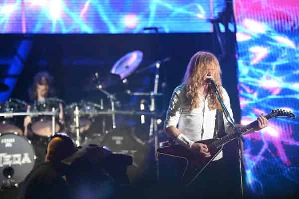 Ungewohnt ruhig präsentierte sich Megadeth-Frontmann Dave Mustaine - dafür aber höchst sentimental