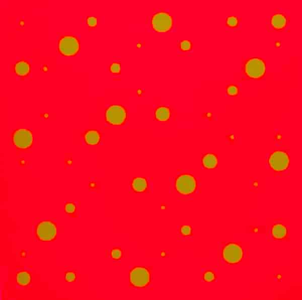 Ohne Titel, Kuno Gonschior, 1971, Leihgabe vom Museum im Kulturspeicher Würzburg an das Museum Barockscheune Volkach