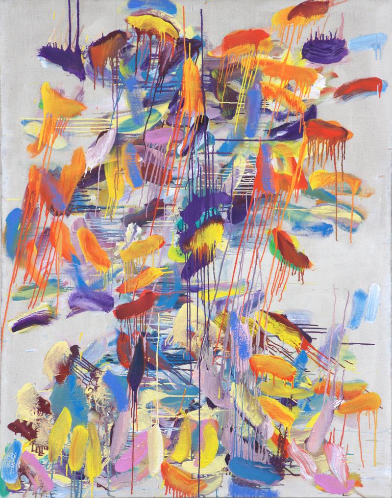 Ursula J&uuml;ngst: Golem 2026 &Ouml;l auf Leinwand 180 x 140 cm