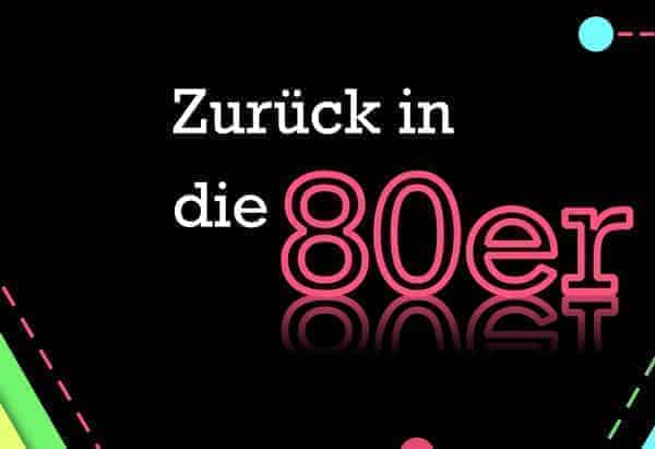 Grafik Sonderausstellung "Zurück in die 80er"