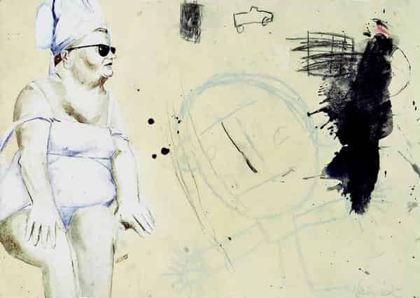 Hans Platschek, Über die moderne Kunst, 1980 Mischtechnik/Papier