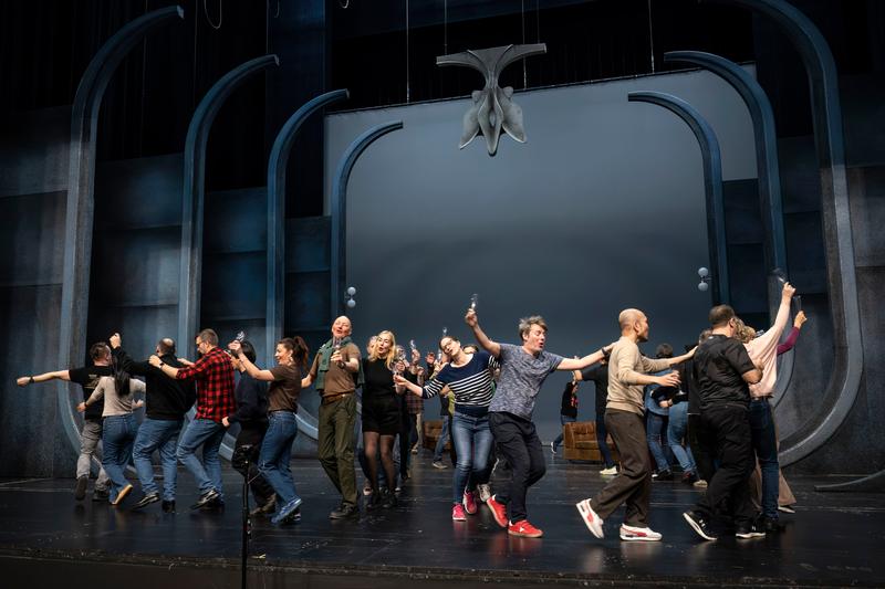 Probenfoto „Ein Maskenball“ am Theater Erfurt