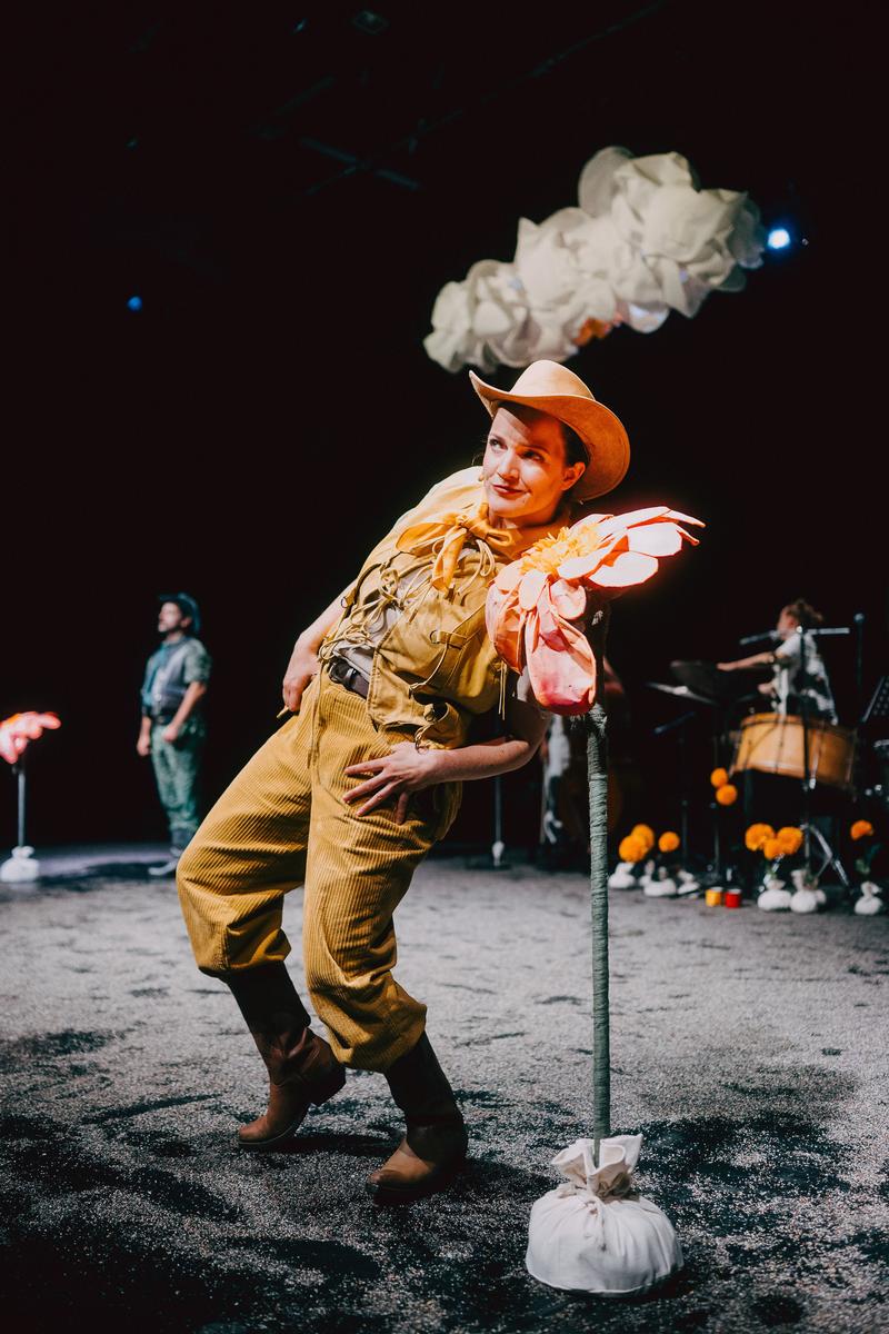 Im Theater Pfütze steht das Musiktheater „Aus heiterem Himmel“ auf dem Programm