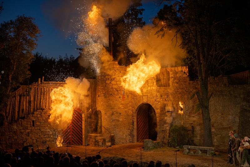 Die Florian-Geyer-Festspiele zeigen in diesem Jahr „Das Wirtshaus im Spessart“