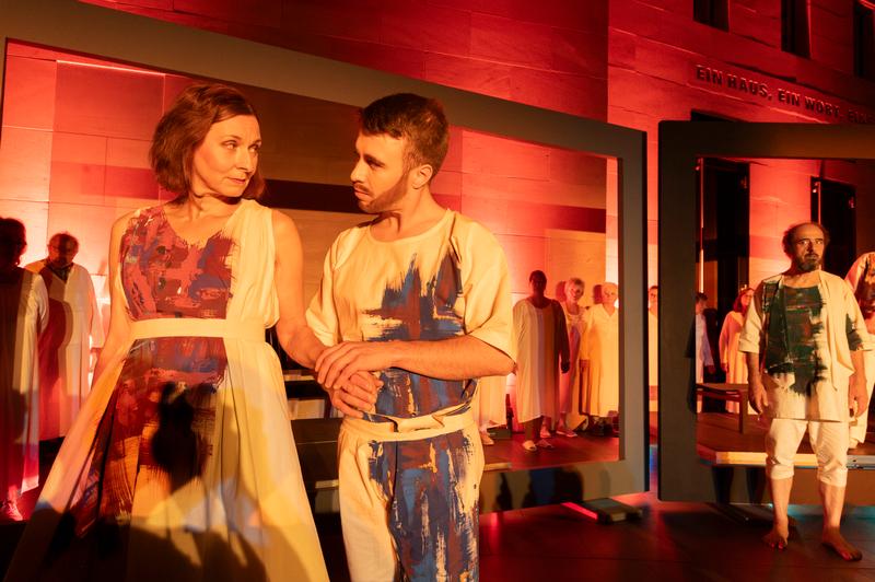 Probenfoto „Der eifersüchtige Trinker“, Pocket Opera Company