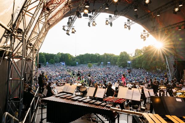 Das Klassik Open Air in Nürnberg beeindruckt unter offenem Himmel