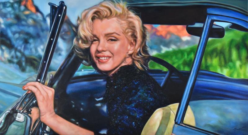 Marilyn Monroe Berge, Car 50x90