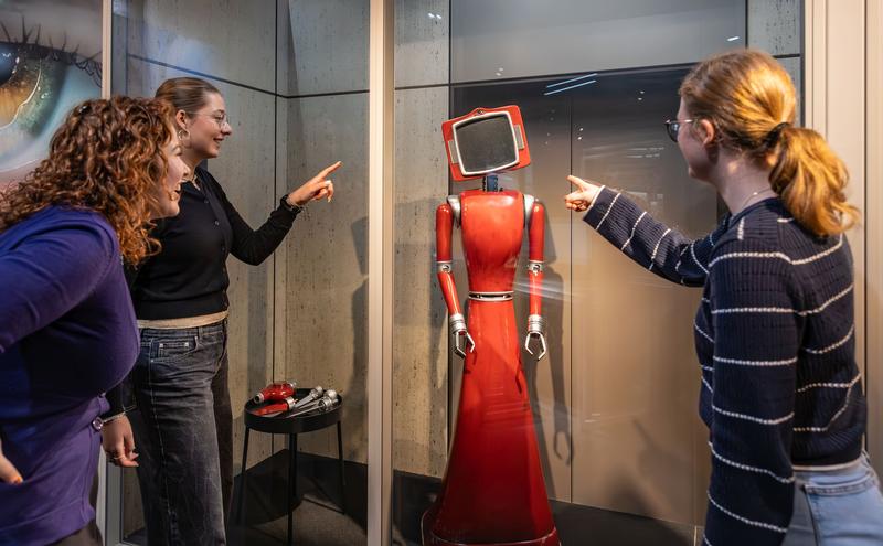 Der neue Roboter Cassandra im Deutschen Museum Nürnberg