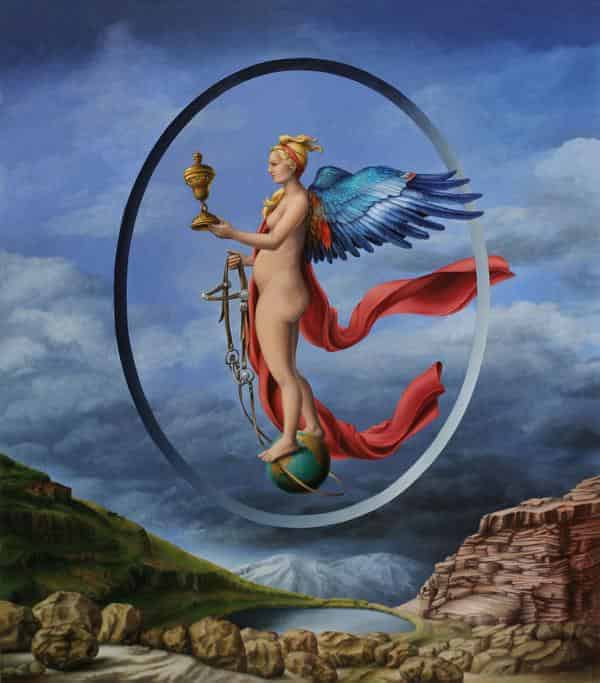 Nemesis  80 x 70, Öl, 2012