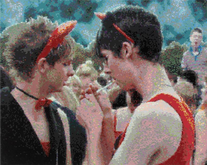 Römer + Römer, Hayden und Edward, 2011, Öl auf Leinwand, 80 x 100 cm