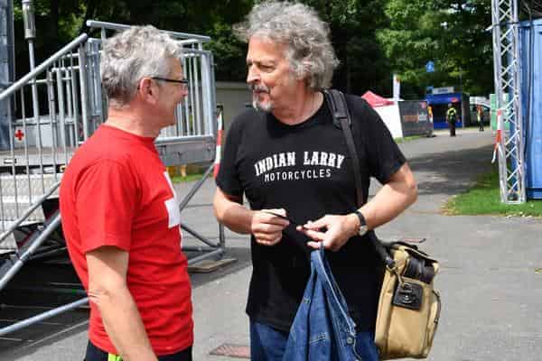 Stars im Luitpoldhain 2017: Andreas Radlmaier im Gespräch mit Wolfgang Niedecken (BAP)