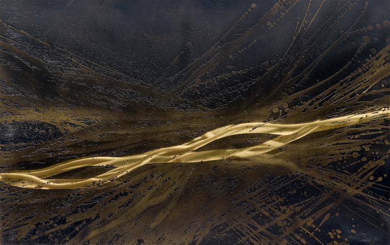 Gertrude Reum, Ohne Titel, 1996, Messing, geschliffen und geätzt, 60 x 80 cm, Sammlung Würth, Inv. 15471