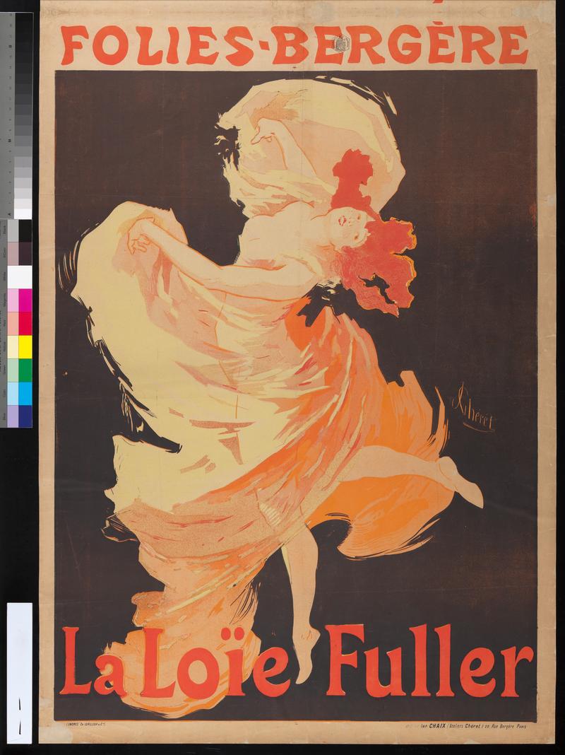Jules Chéret (1836-1932) Folies-Bergère - La Loïe Fuller 1893, Lithographie
