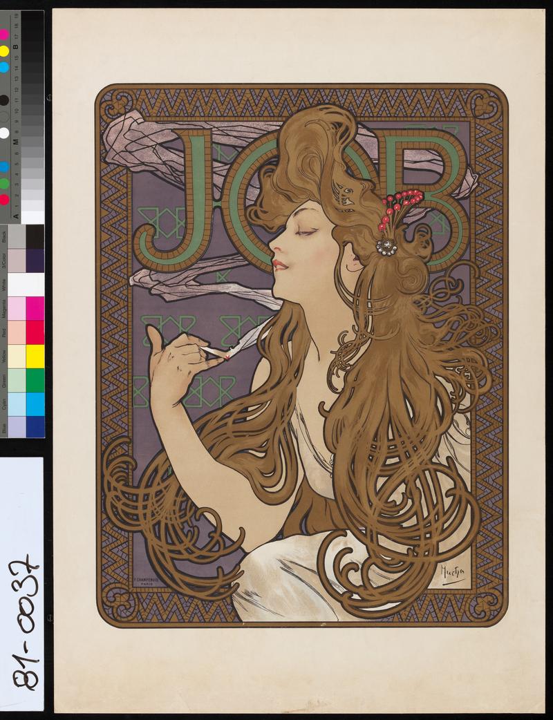 Alfons Mucha (1860-1939) Job 1896, Lithographie