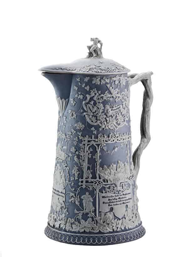 Weinkrug mit Neo-Renaissancedekor, Klösterle, um 1855 