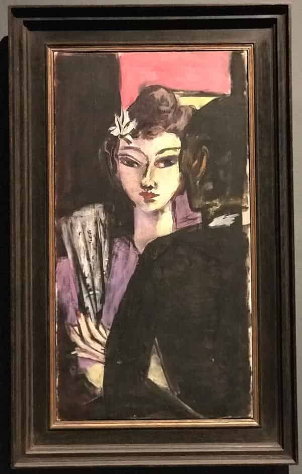 Max Beckmann, Anni (Mädchen mit Fächer), 1942, Öl auf Leinwand