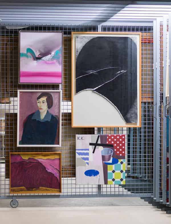 Viele der für die Jubiläumsausstellung "Gesammelte Werke - Fünf Jahre Kunstvilla" ausgewählten Werke waren noch nie öffentlich zu sehen