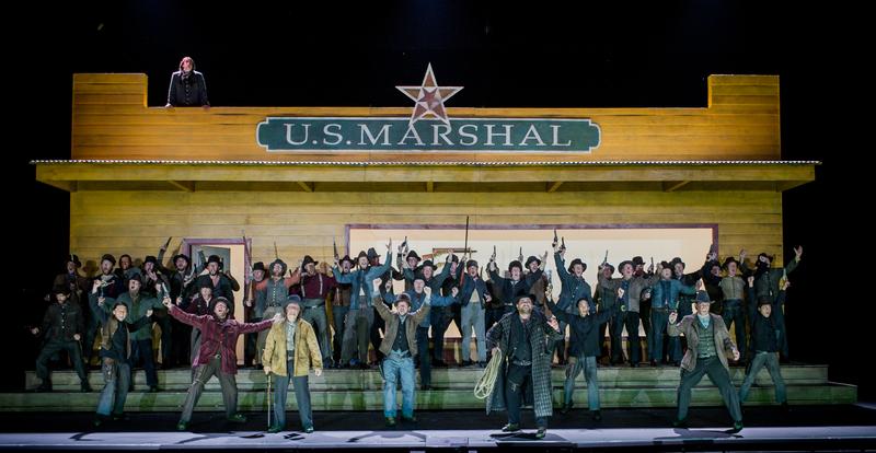 Eine Szene aus Puccinis „La fanciulla del West“