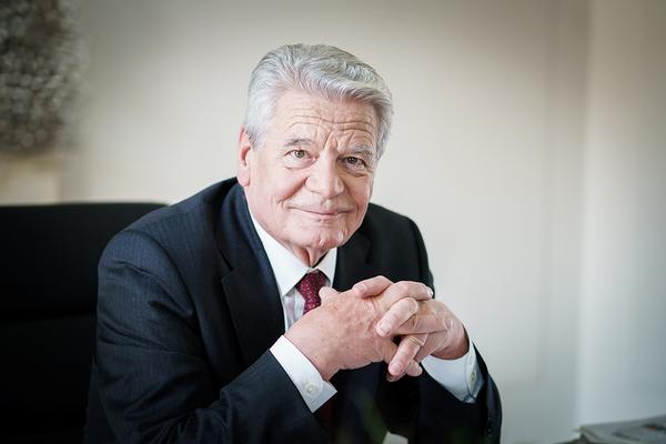 Altbundespräsident und Autor Joachim Gauck