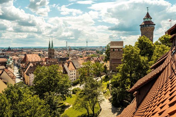 Die Nürnberger Altstadt mit Kaiserburg