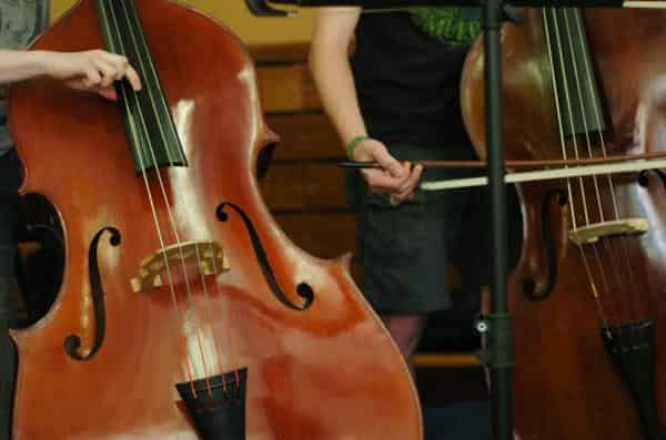 Ausschnitt eines Cellos