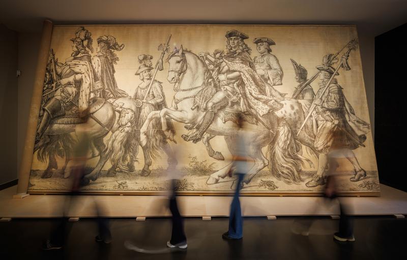 Ausstellungsansicht „William Kentridge. Listen to the Echo“