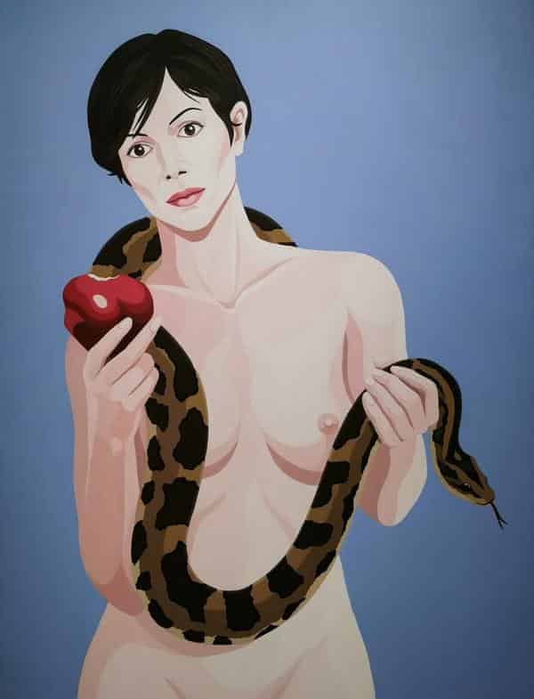 Giuseppe Veneziano: Mela Mara, 2011, Acryl auf Leinwand, 100 x 75 cm