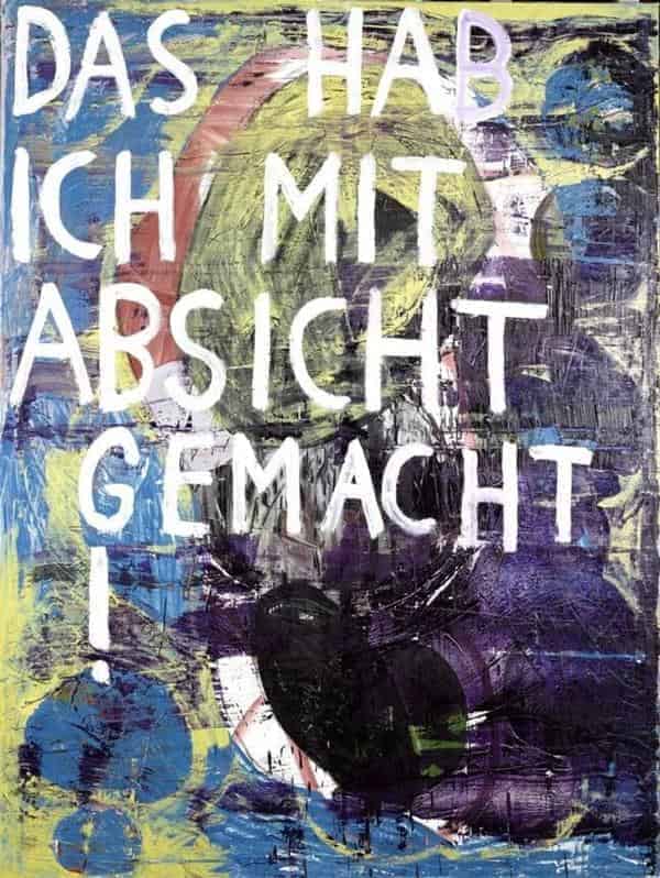 Michael Huth: "Das habe ich mit Absicht gemacht", 200 x 148,5 cm
