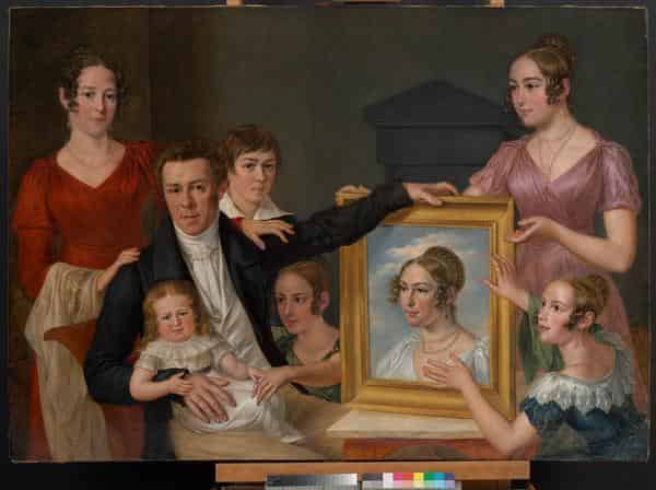 Alexander Macco, Familie Glück, 1839/49