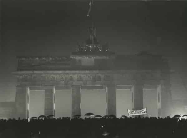 Öffnung des Brandenburger Tors, Berlin, 22.12.1989 