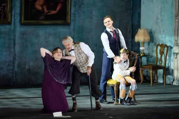 Szene aus der Oper „Carlo il Calvo“ von Nicola Antonio Porpora