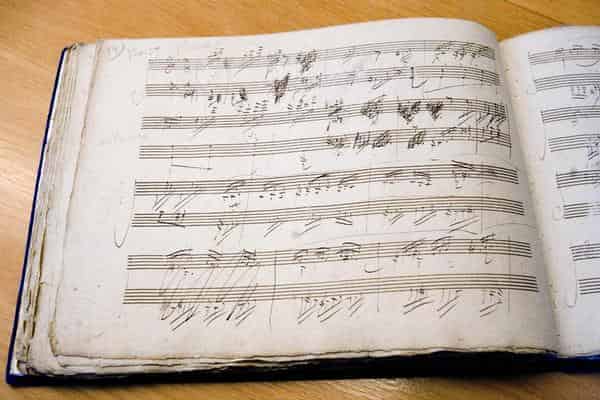 Partitur in Beethovens Handschrift