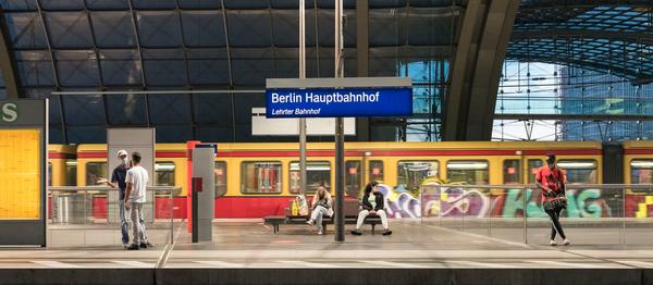 Gudrun Kemsa, Berlin Hauptbahnhof 08, 2020
