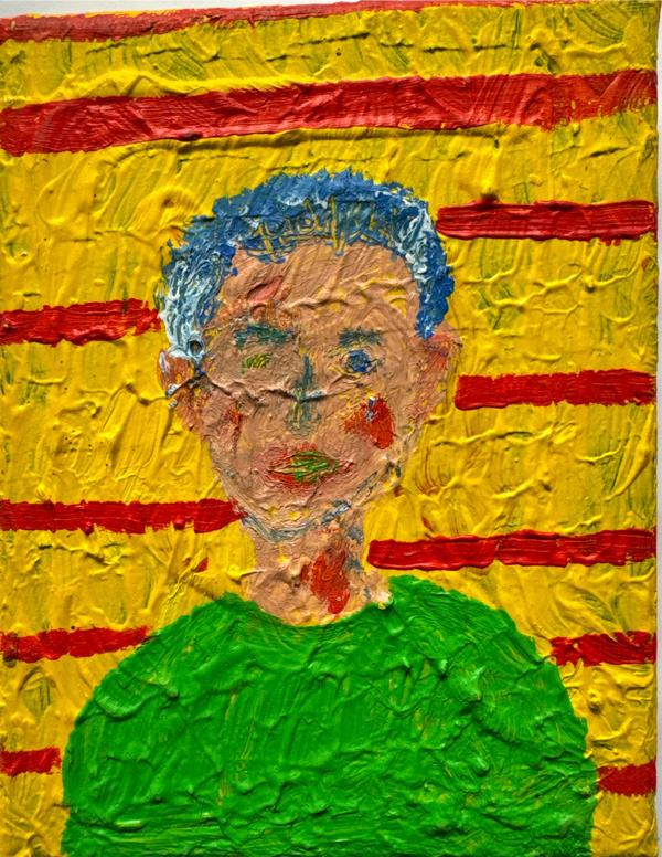 Norbert Beck, I.P., Acryl auf Leinwand, 2000