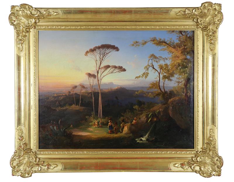 Blick in die Landschaft um Castel Gandolfo am Albaner See