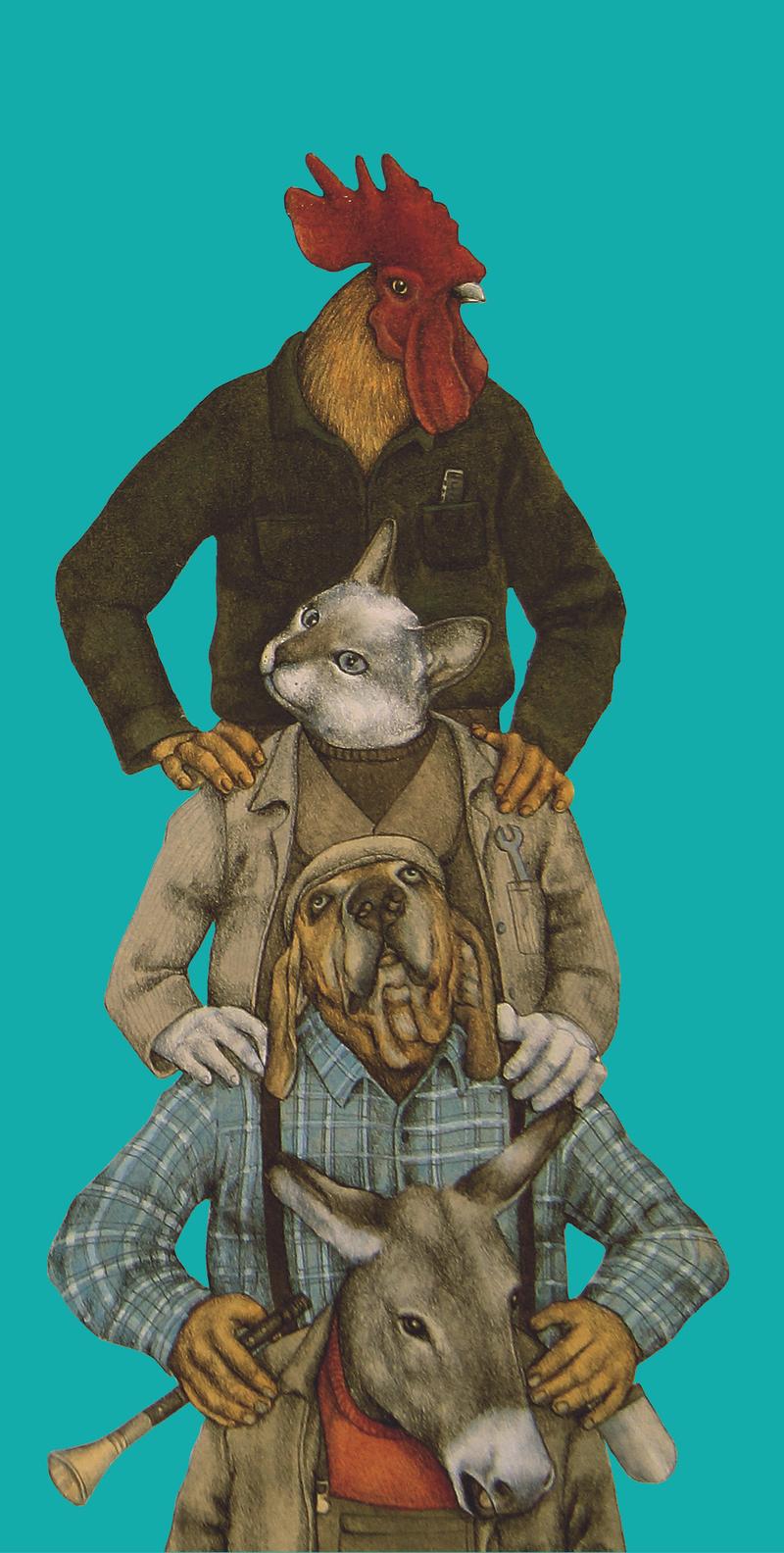 Die Bremer Stadtmusikanten/I musicanti di_Brema, Orecchio accerbo editore 2015