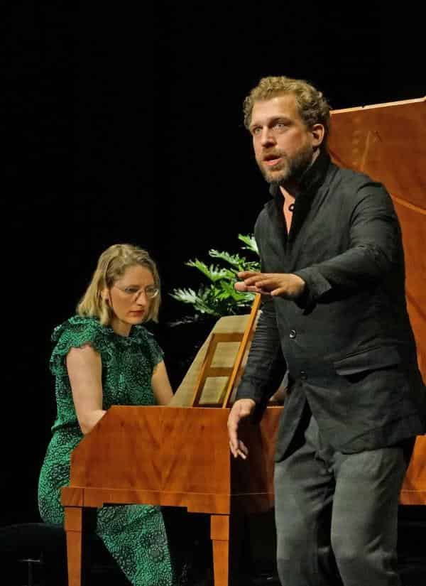 Brentano-Akademie v.li. Els Biesemans (Hammerklavier), Julian Prégardien (Tenor) - Die Schöne Müllerin am 03.10.2023