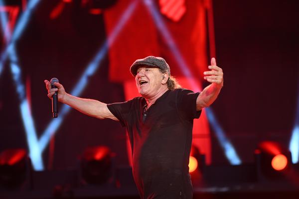 AC/DC-Frontmann Brian Johnson auf dem Zeppelinfeld in Nürnberg