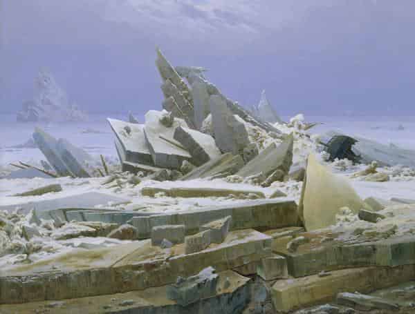 Caspar David Friedrich (1774–1840) Das Eismeer, 1823/24 Öl auf Leinwand, 96,7 x 126,9 cm Hamburger Kunsthalle 