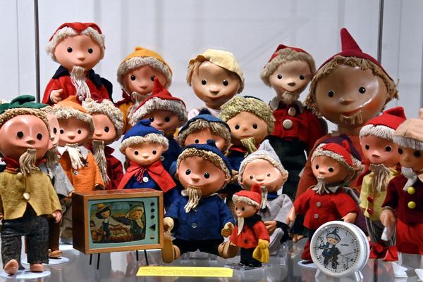 Sandmännchen verschiedener Hersteller, Sammlung Gerhard Wilksi